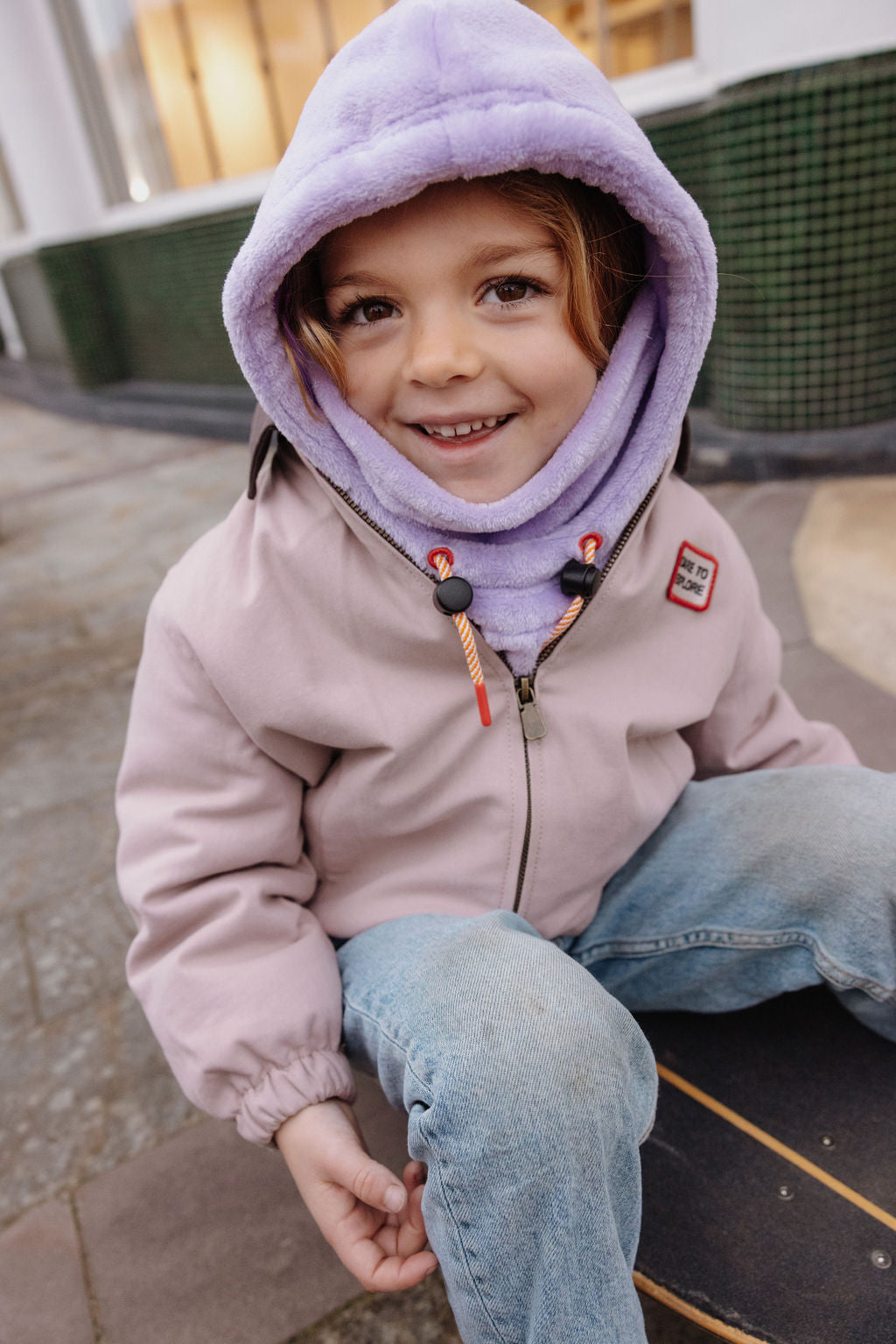 Balaclava Warmy Mauve