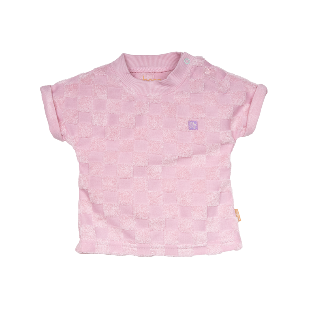 Tshirt Peach Towelling
