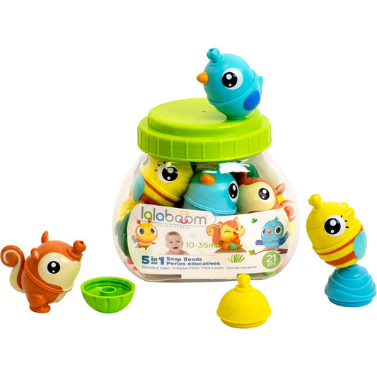 Educatieve kralen met 3 dieren