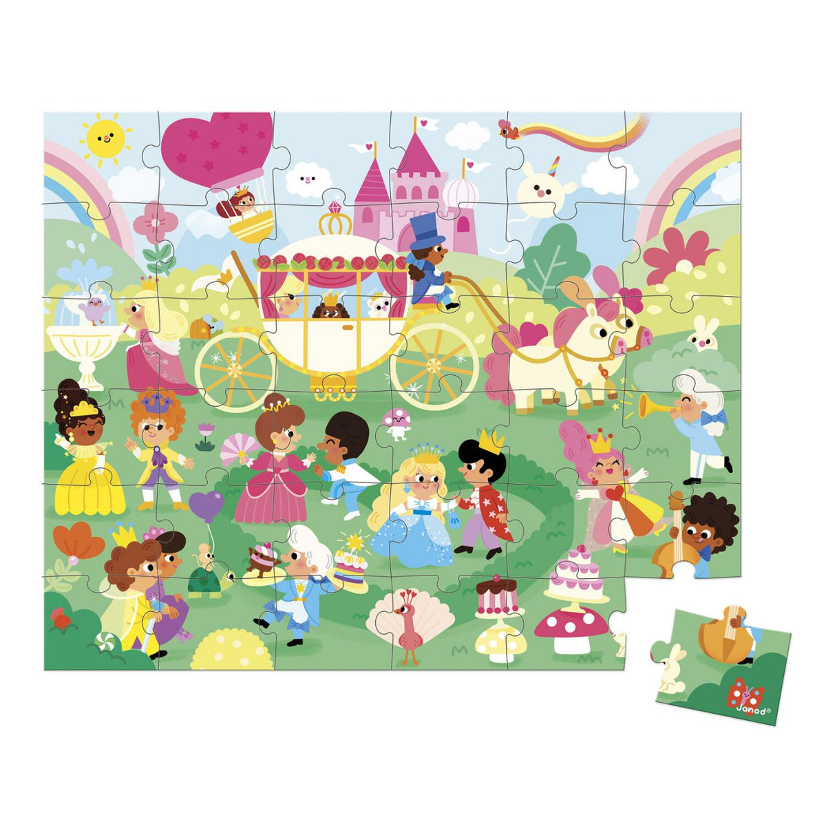 prinsessenpuzzel van janod