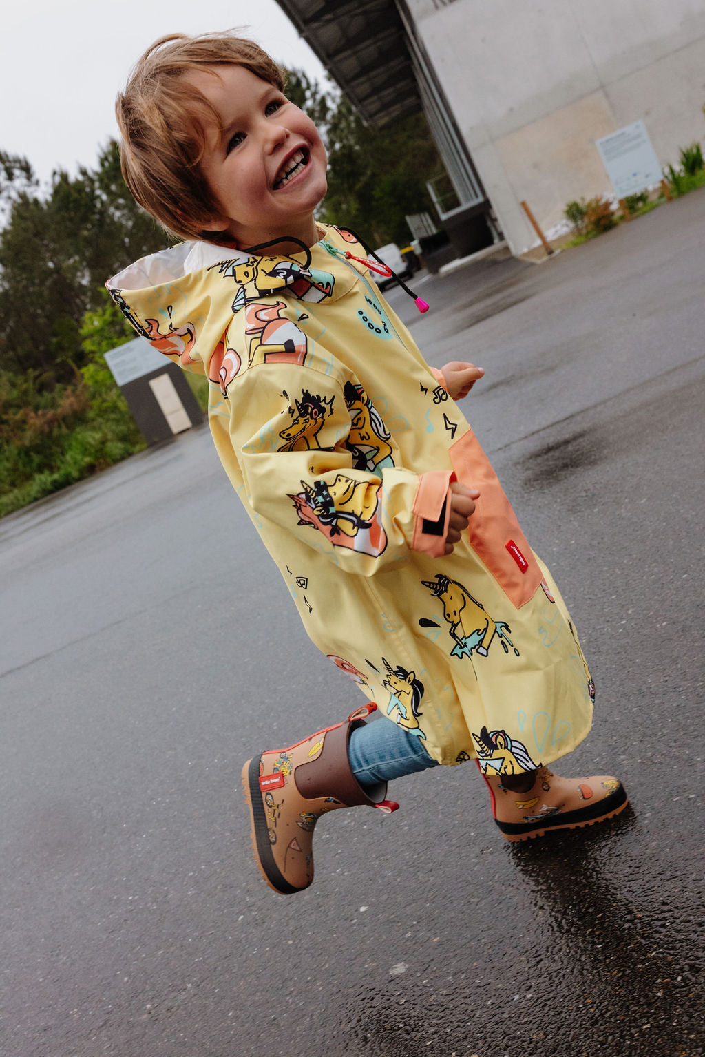 Regen Poncho Unicorn