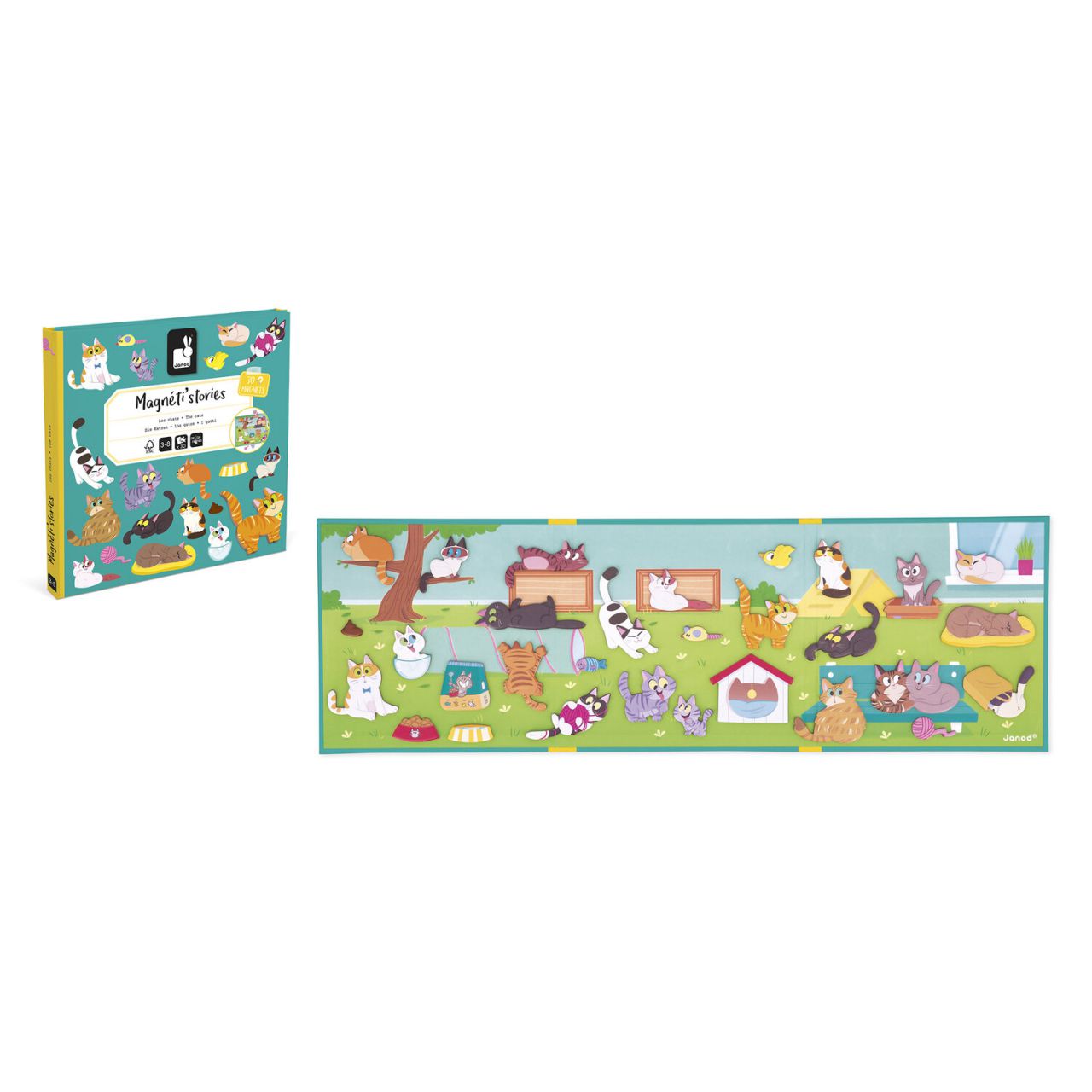 magneetboek met katten