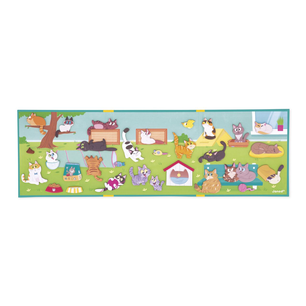 magneetboek met katten en accessoires 