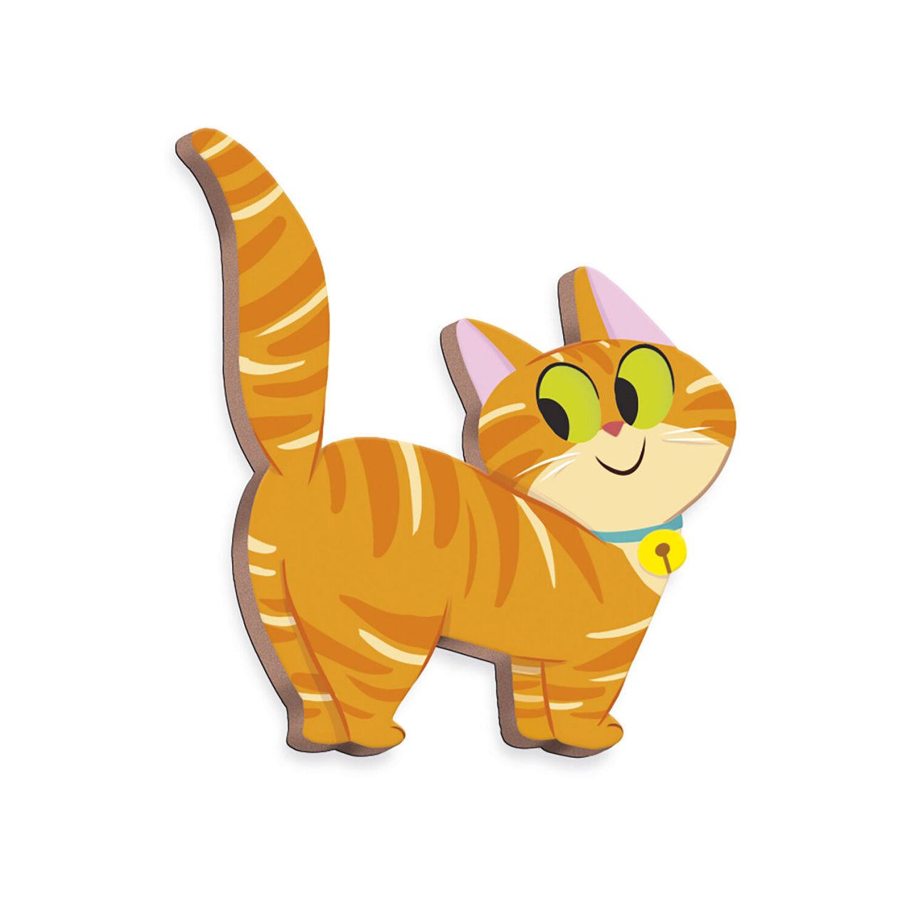 magneet oranje kat