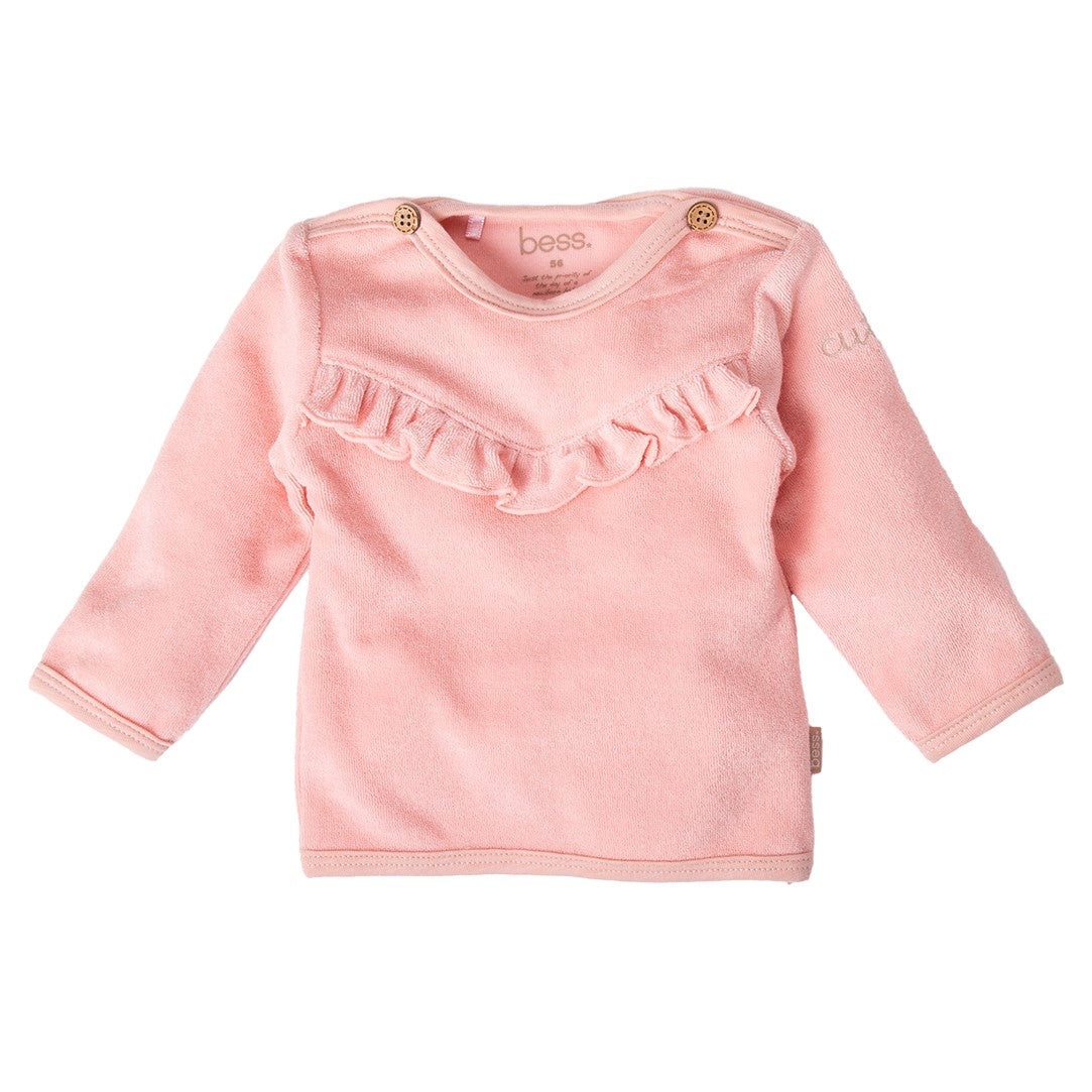 Shirt Ruffles Towelling