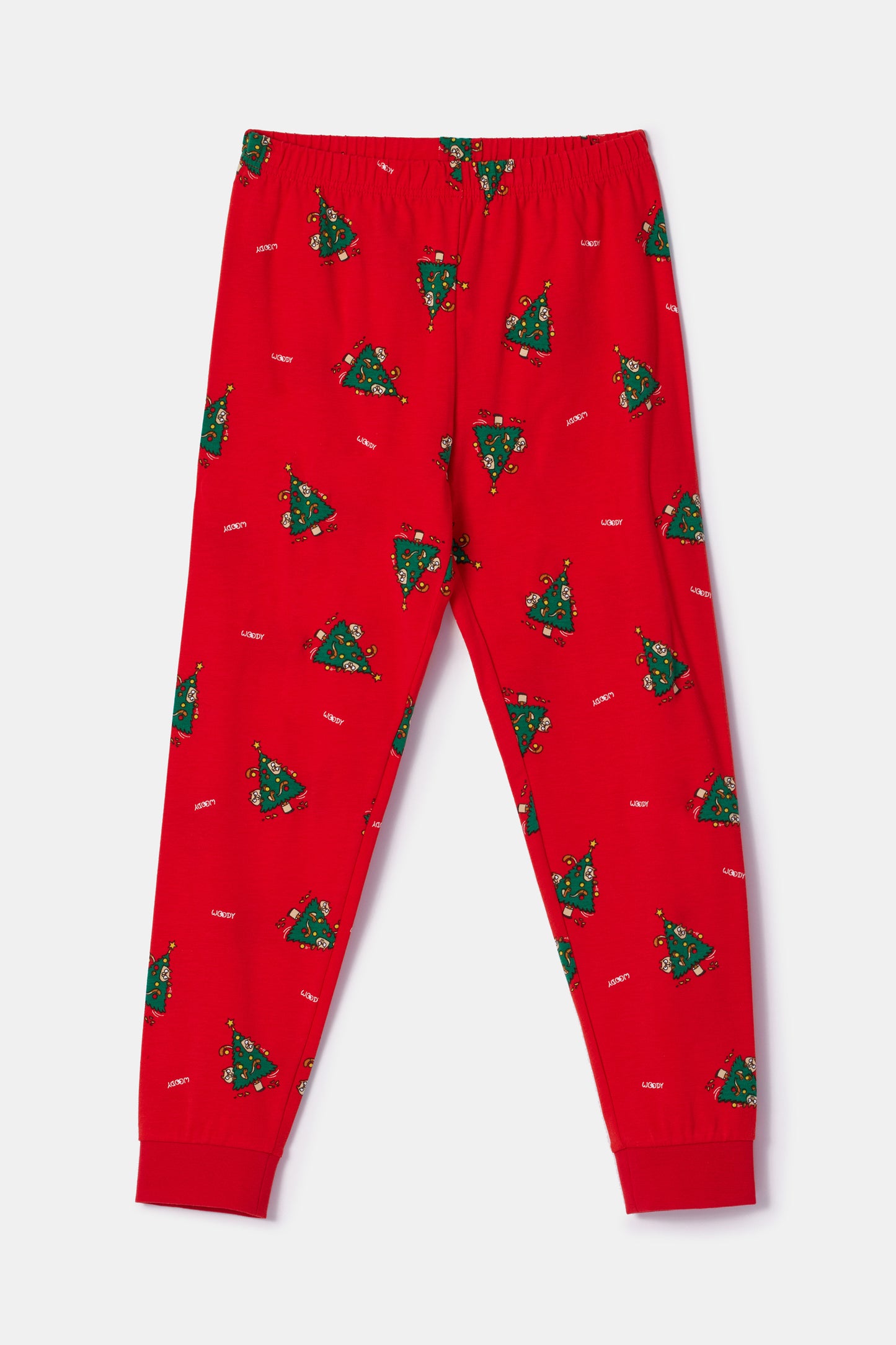 Pyjama Rode Kerstbomen