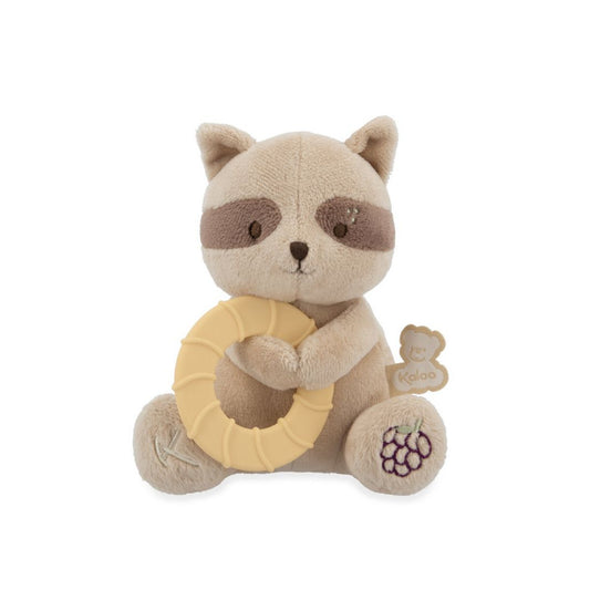 Raccoon Teething Ring Plush