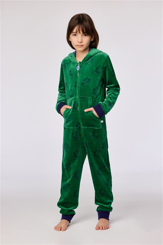 Onesie Duif AOP Velours