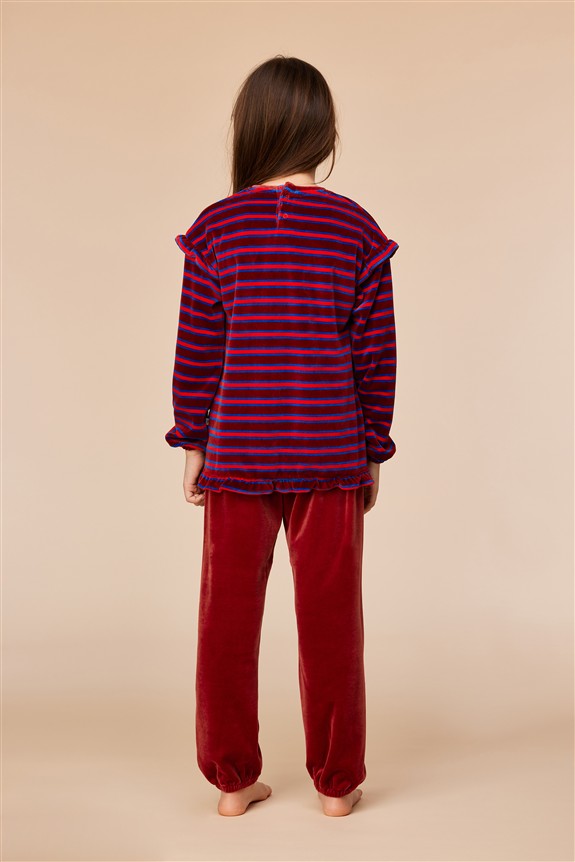 Pyjama Pony Rood Velours