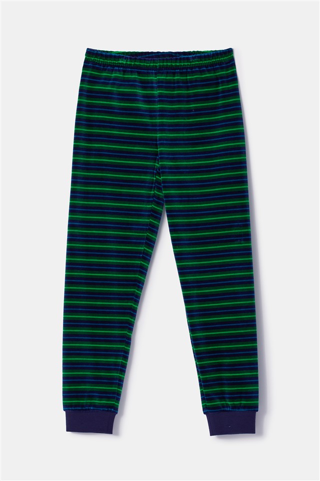 Pyjama Duif Donkergroen Velours