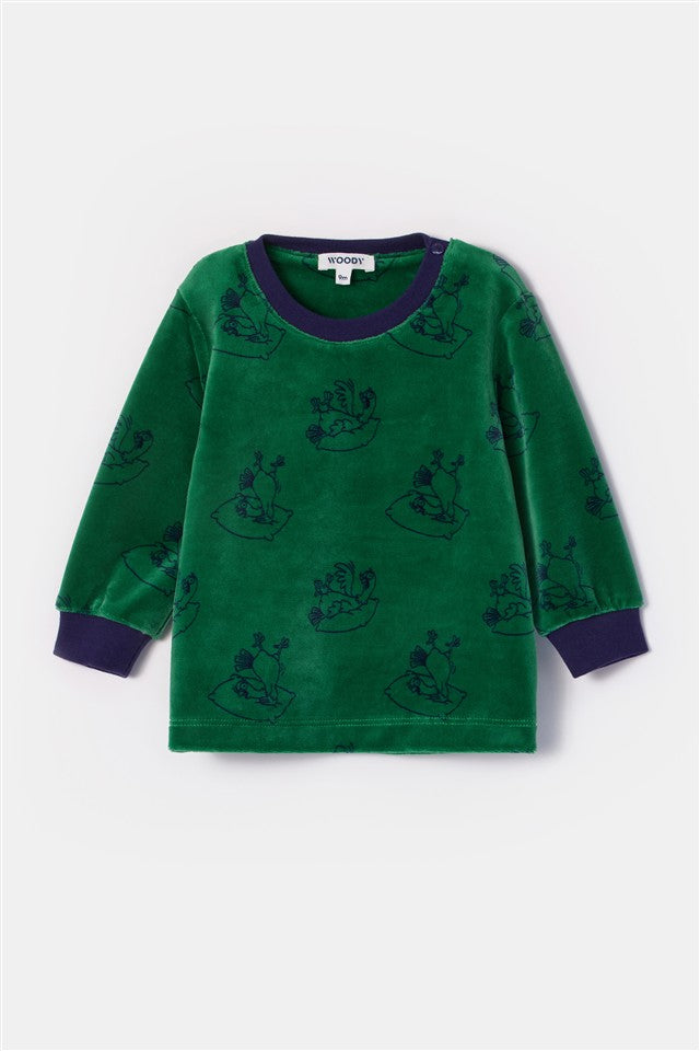 Pyjama Duif AOP Velours