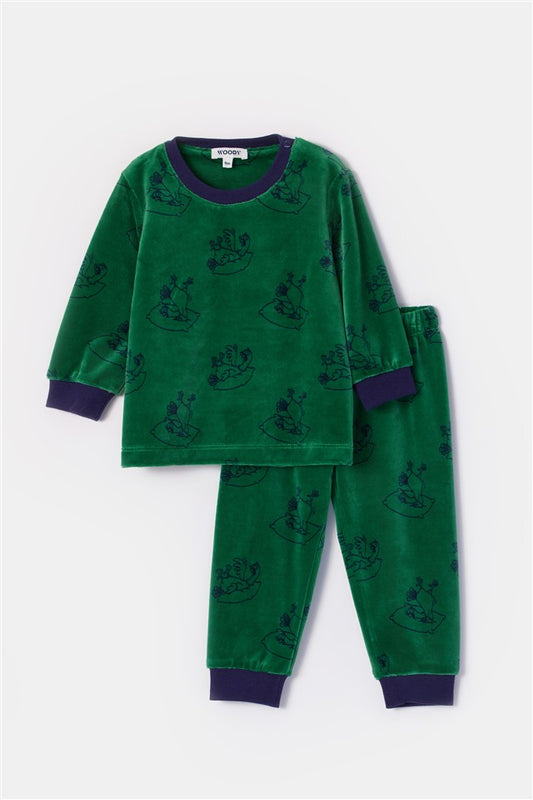 Pyjama Duif AOP Velours