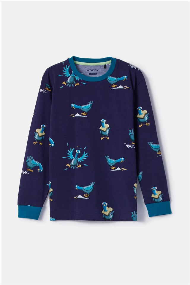 Pyjama Duif AOP