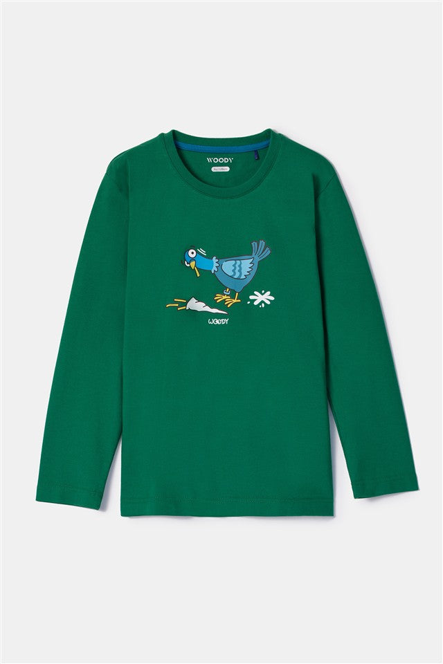 Duif Pyjama Donker Groen