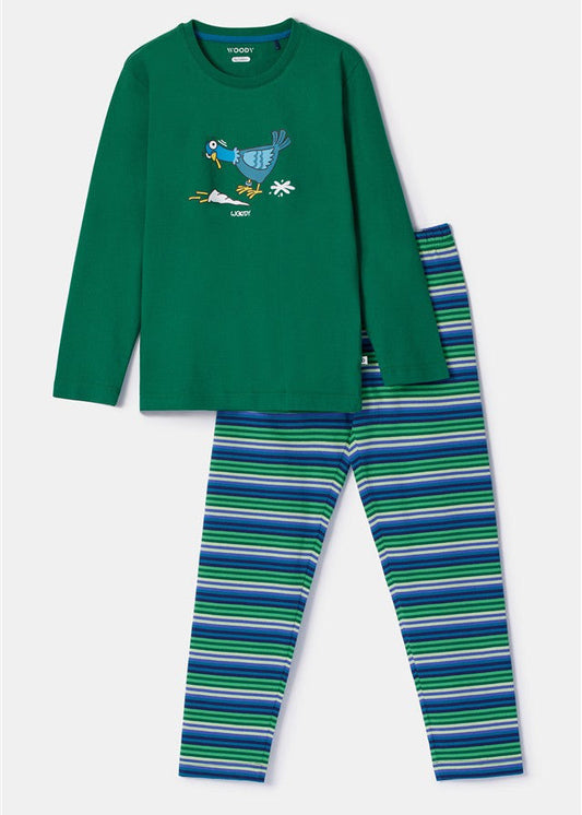 Duif Pyjama Donker Groen