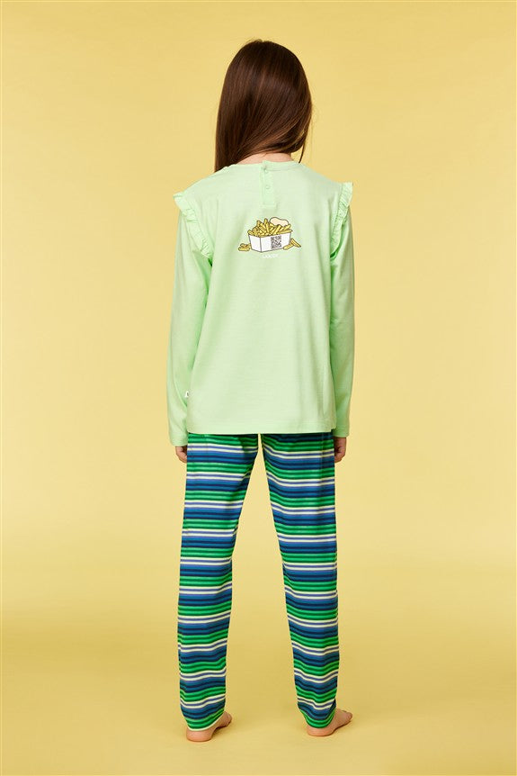 Duif Pyjama Lichtgroen