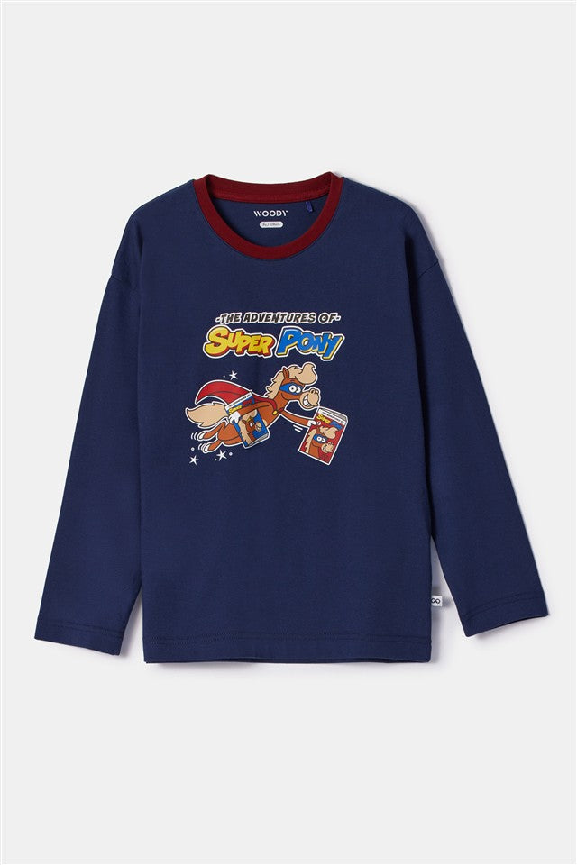 Pony Pyjama Donkerblauw