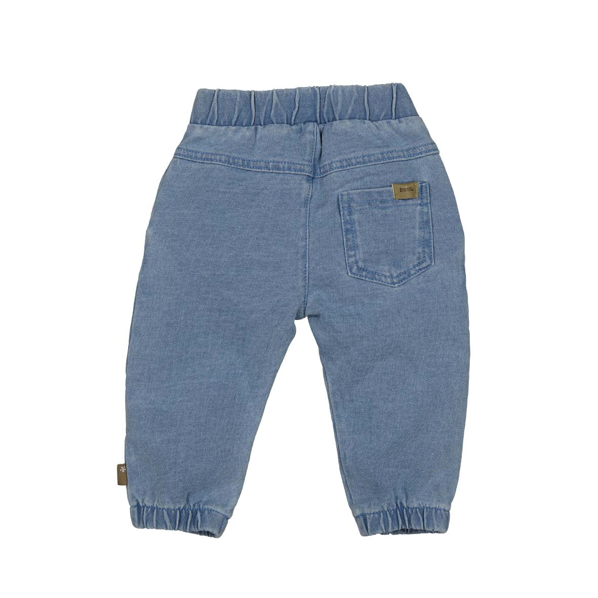 Broek embroidery jog denim stone wash
