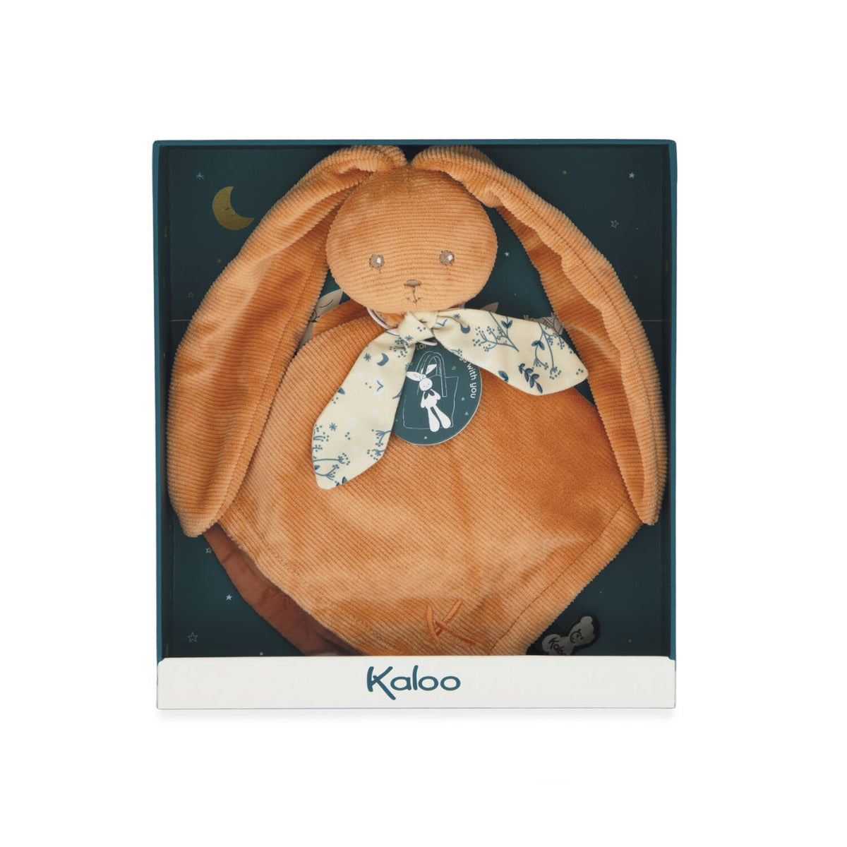 Babyknuffel in gepersonaliseerde geschenkdoos