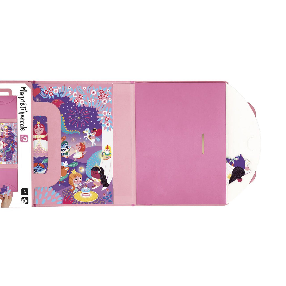 Prinsessenpuzzel in handige draagkoffer