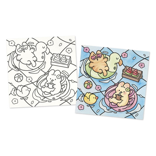 Cosy Painting set met waterpen en aquarelverf
