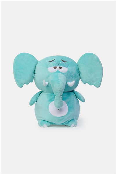 Knuffel olifant blauw omkeerbaar