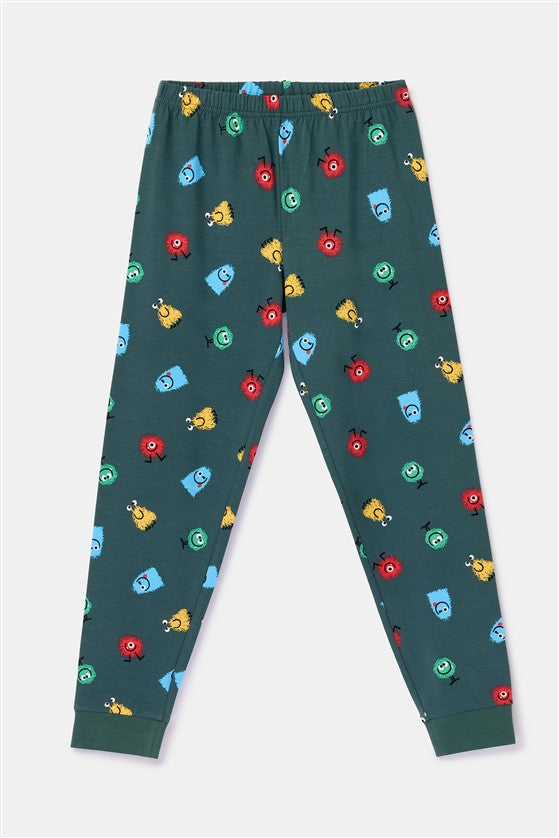broek met alienprint