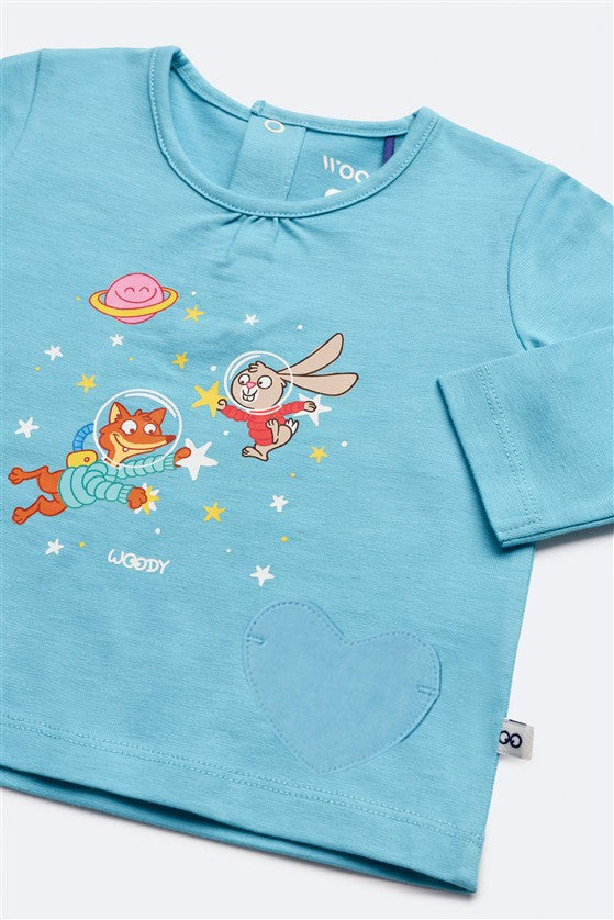 detail bovenstuk baby pyjama