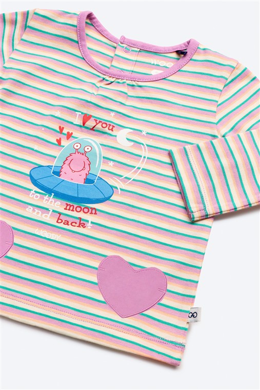 detail bovenstuk met drukknopen voor baby