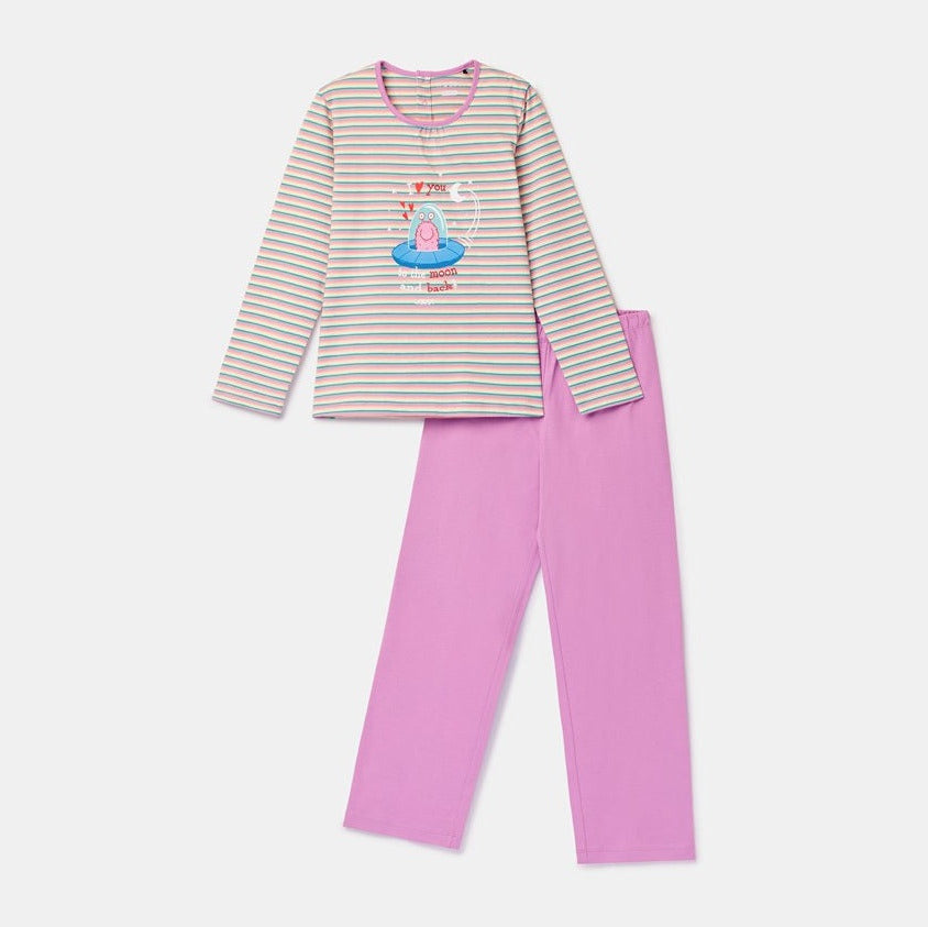 Woody Pyjama Alien Love voor baby en meisjes.