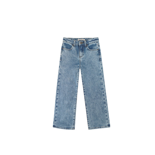 Broek Denim Wide Leg Sky Blue