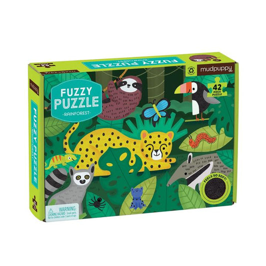 Fuzzy Puzzel Rainforest 42pcs