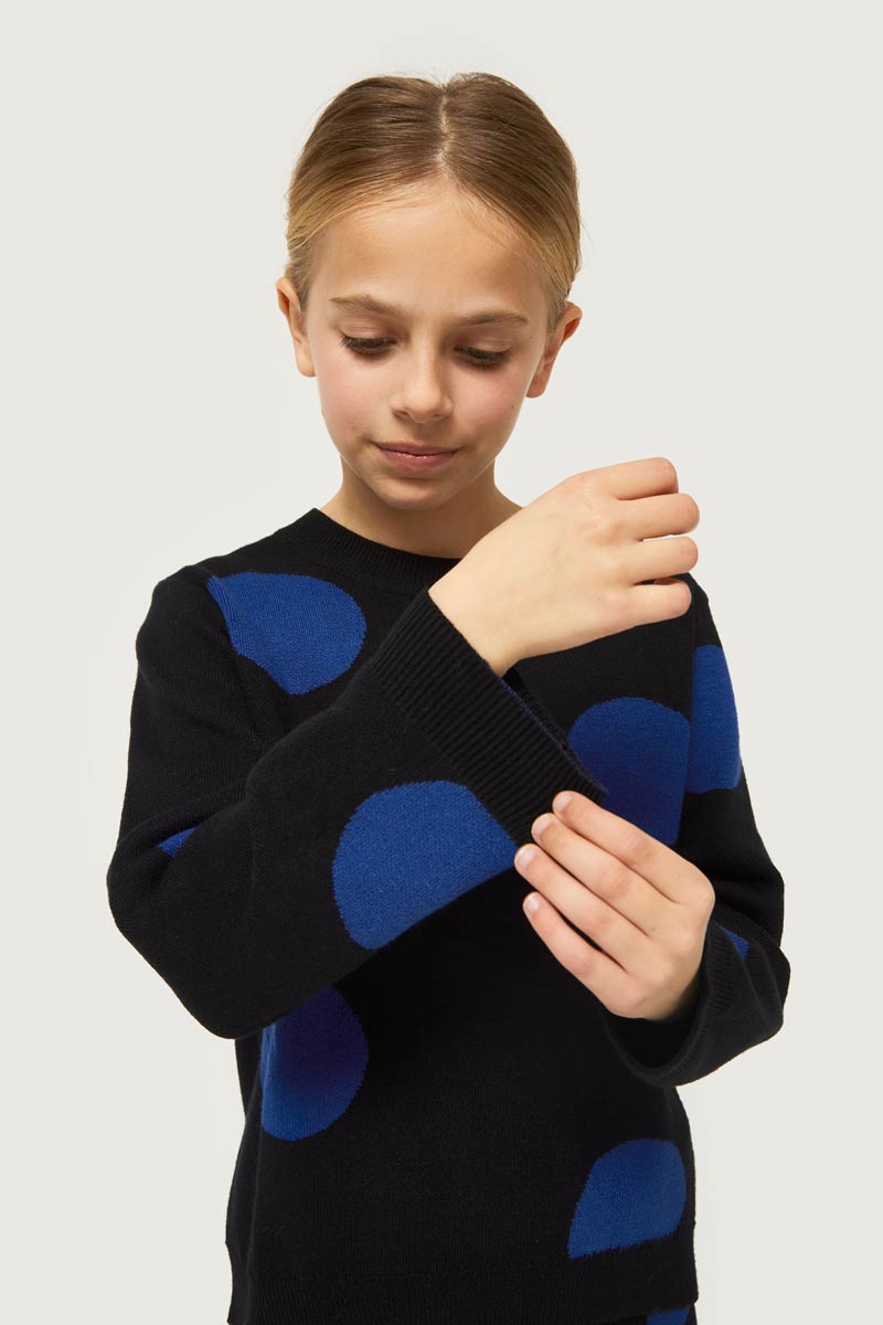 Kinderjumper met stippenprint van Compañia Fantástica