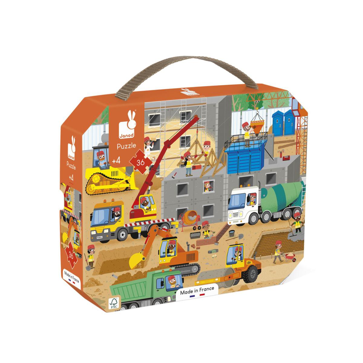 Puzzle Construction Site 36 stukjes