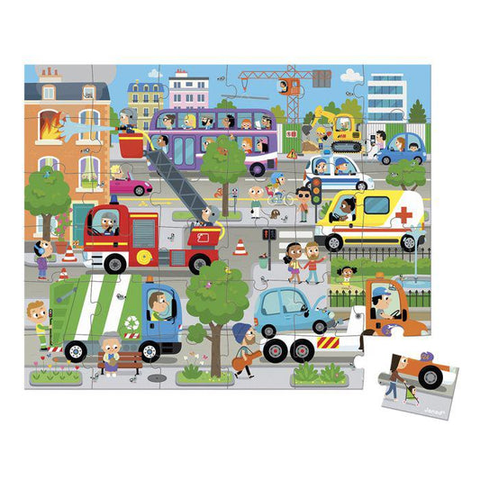 puzzel city van janod