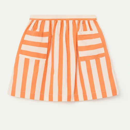 Oranje kinderrokje met strepen van Compañia Fantástica