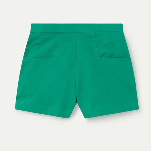 Groene kinderbroek met elastische tailleband van Compañia Fantástica