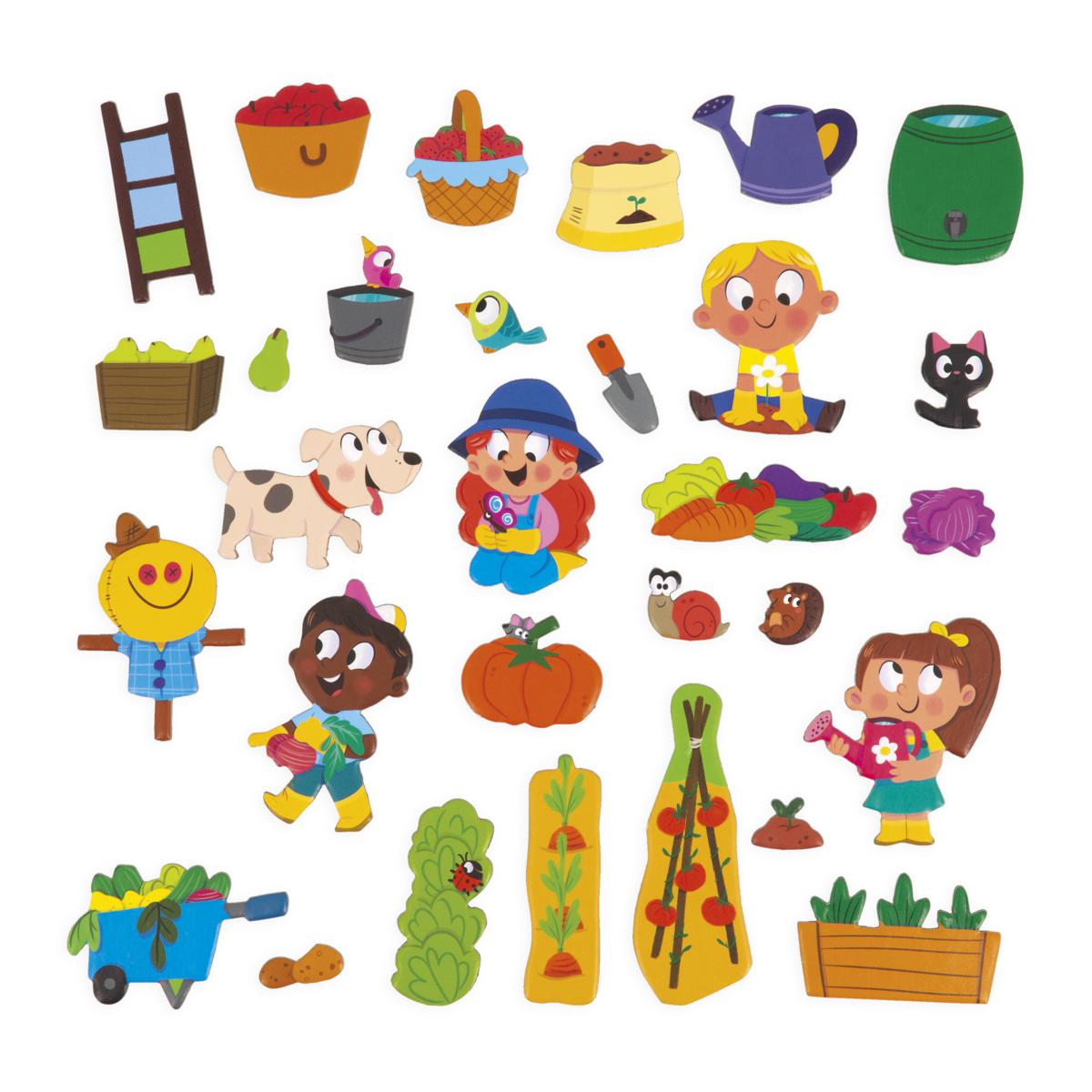 Magnéti'Stories The vegetable garden