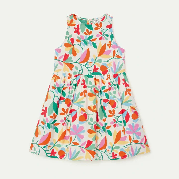 kinderjurk lotto flower met bloemenprint van compania fantastica