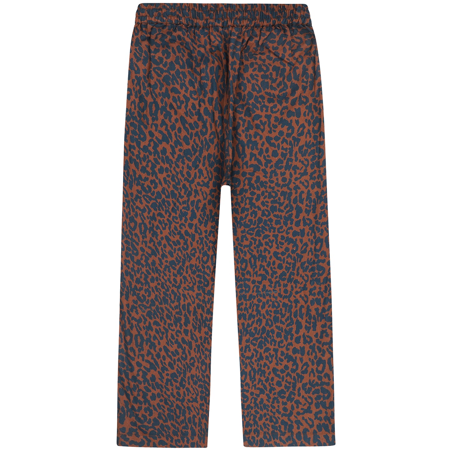 Meisjesbroek met trendy luipaardmotief en comfortabele pasvorm achterzijde