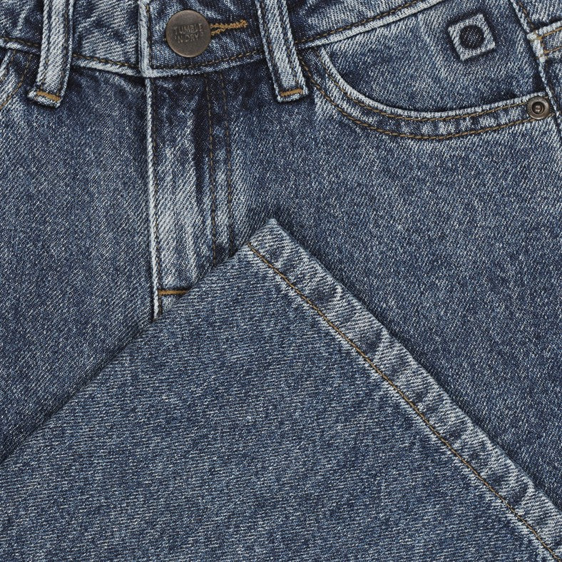 detail blauwe jeans jara