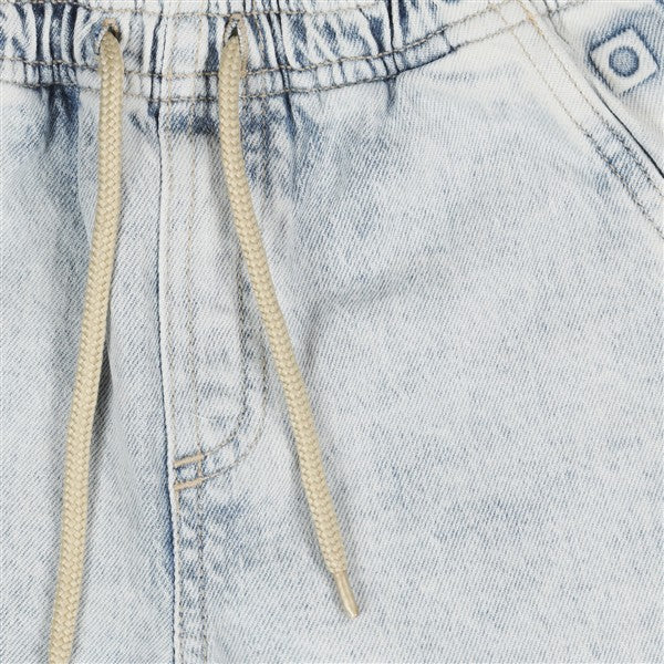 detail juan shorts denim bleach