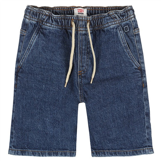 denim kindershort medium stonewash van tumble n dry