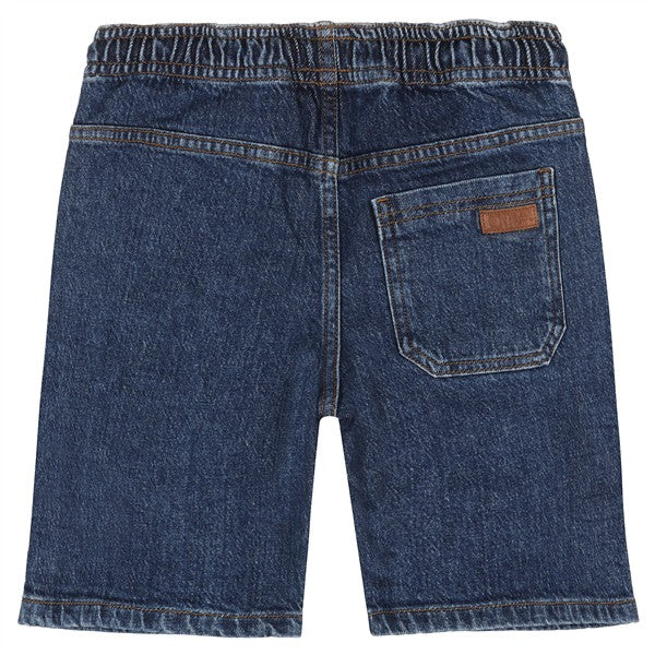 achterzijde denim kindershort medium stonewash van tumble 'n dry