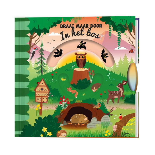 Draai maar door. In het bos