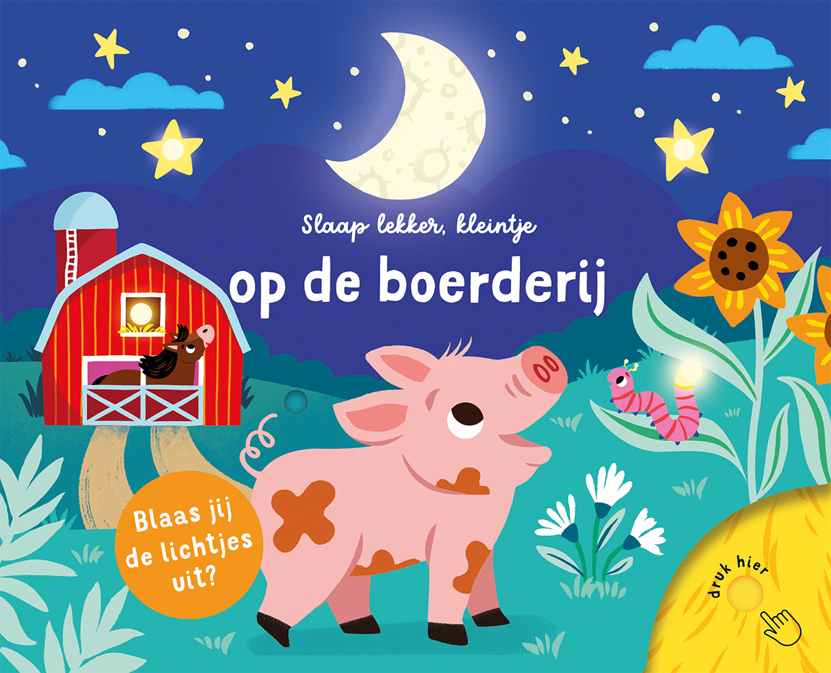 Slaap lekker, kleintje. Op de boerderij