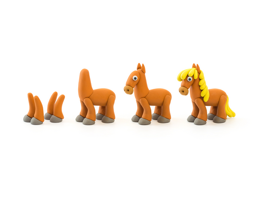 Farm Animals with Horse 6 cans