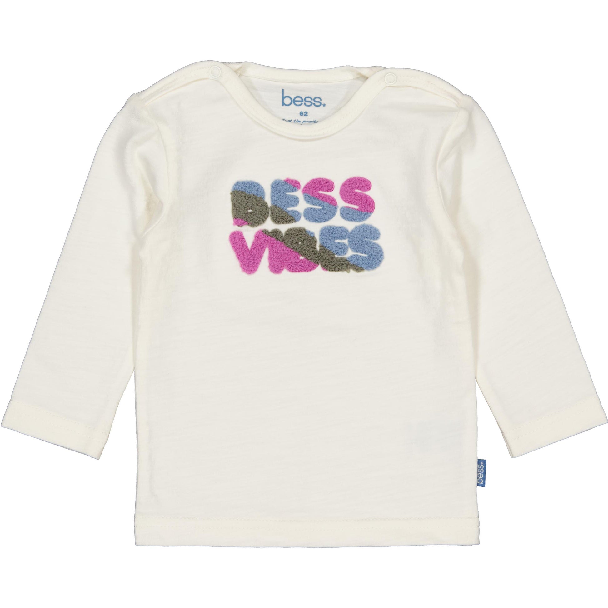 Bess* Shirt Arda Off White voor baby meisjes.