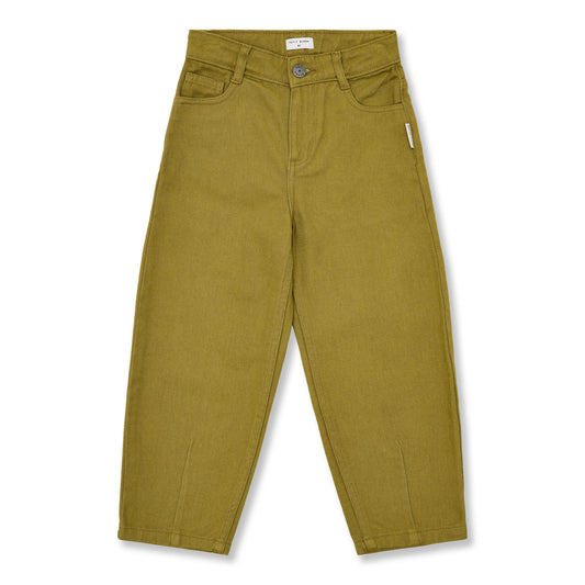 khaki groene jeans van petit blush voor kinderen