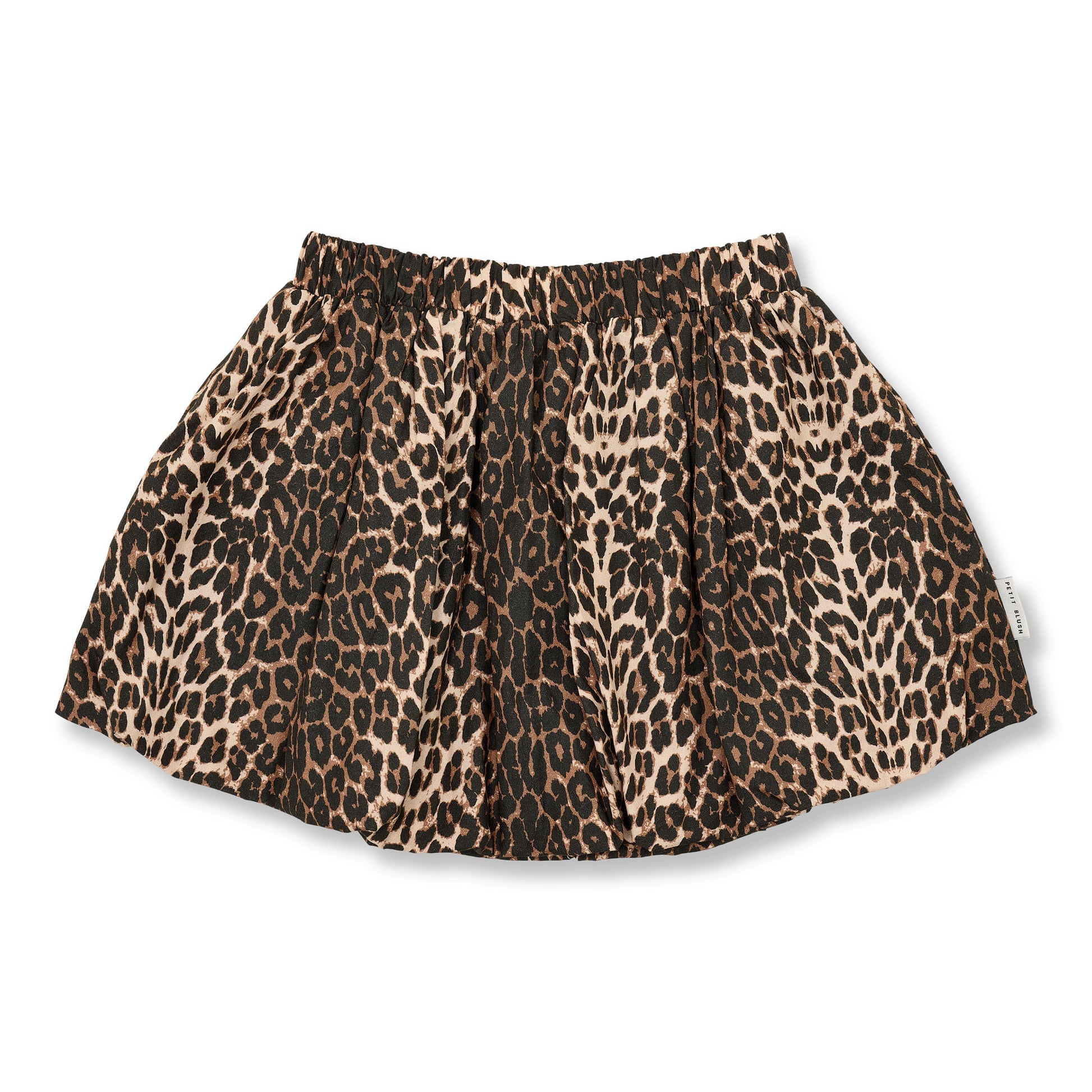 Ballon Skirt Leopard voor kinderen met trendy luipaardprint en speelse ballonvorm van petit blush